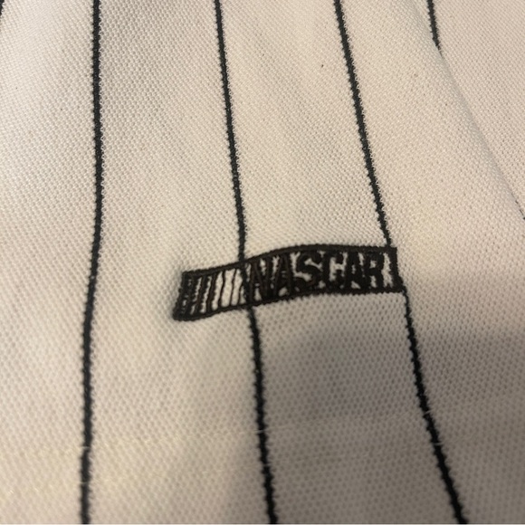 Vintage 1997 Chase Authentics Nascar Pinstripe Henley - Picture 4 of 6